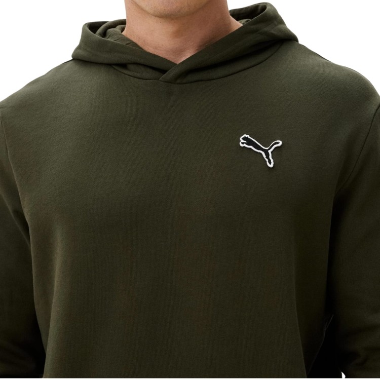 PUMA MĘSKA MŁODZIEŻOWA BLUZA BAWEŁNIANA Z KAPTUREM PRZEZ GŁOWĘ PREMIUM