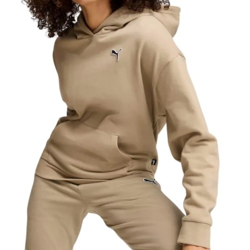 PUMA BLUZA DAMSKA MŁODZIEŻOWA PREMIUM BAWEŁNIANA Z KAPTUREM SPORTOWA