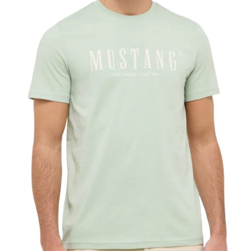MUSTANG MĘSKA MŁODZIEŻOWA KOSZULKA T-SHIRT BAWEŁNIANY WYSOKIEJ JAKOŚCI