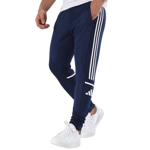 ADIDAS SPODNIE MĘSKIE MŁODZIEŻOWE DRESOWE POLIESTROWE KIESZENIE NA ZAMEK