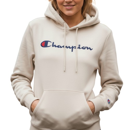 CHAMPION BLUZA DAMSKA MŁODZIEŻOWA BAWEŁNIANA Z KAPTUREM PRZEZ GŁOWĘ KANGUR