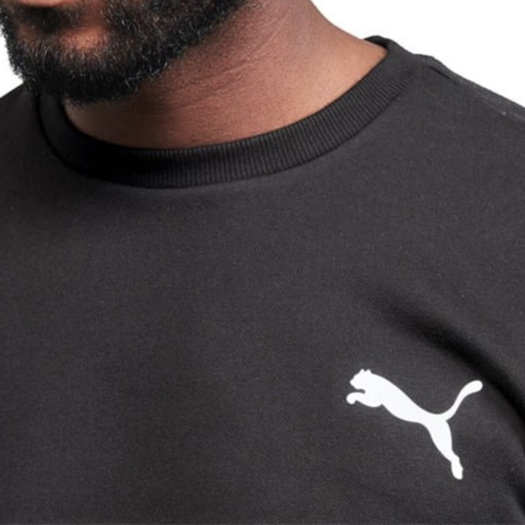 PUMA BLUZA MĘSKA MŁODZIEŻOWA BAWEŁNIANA BEZ KAPTURA PRZEZ GŁOWĘ KLASYCZNA