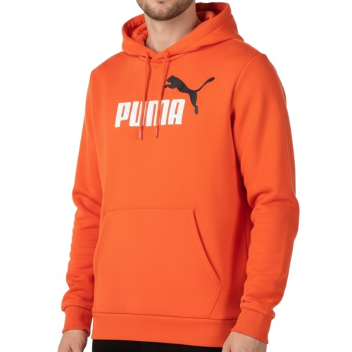 PUMA BLUZA MĘSKA MŁODZIEŻOWA BAWEŁNIANA Z KAPTUREM PRZEZ GŁOWĘ KANGUR