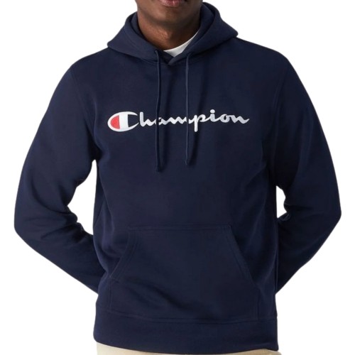 CHAMPION BLUZA MĘSKA MŁODZIEŻOWA BAWEŁNIANA Z KAPTUREM PRZEZ GŁOWĘ KANGUR