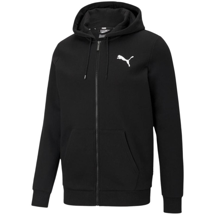 PUMA BLUZA MĘSKA MŁODZIEŻOWA BAWEŁNIANA Z KAPTUREM NA ZAMEK ROZPINANA