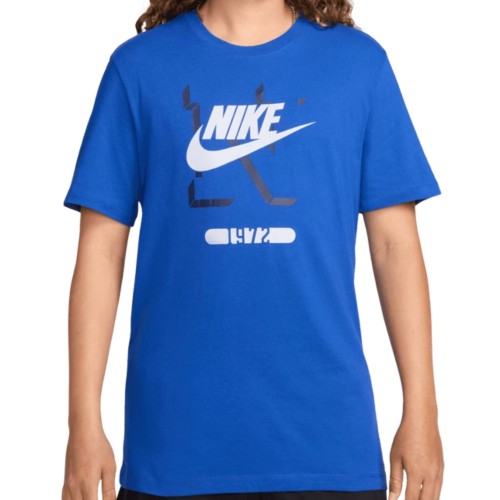 NIKE MĘSKA MŁODZIEŻOWA KOSZULKA T-SHIRT BAWEŁNIANY PREMIUM FZ5375-480