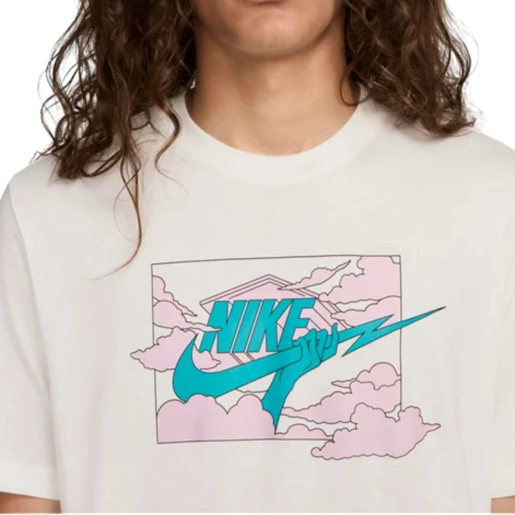 NIKE MĘSKA MŁODZIEŻOWA KOSZULKA T-SHIRT BAWEŁNIANY PREMIUM FZ5419-133
