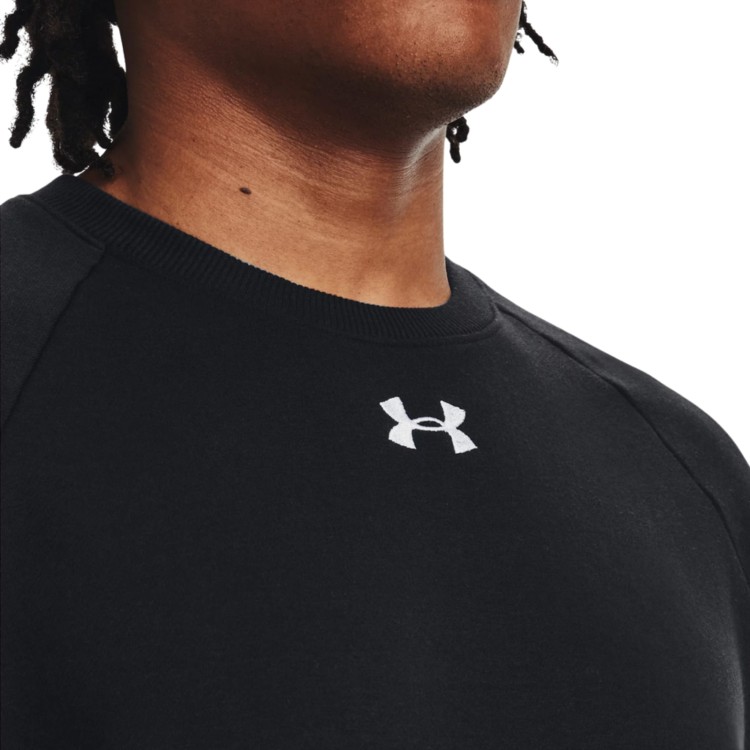 UNDER ARMOUR MĘSKA MŁODZIEŻOWA BLUZA BAWEŁNIANA BEZ KAPTURA 1379755-001
