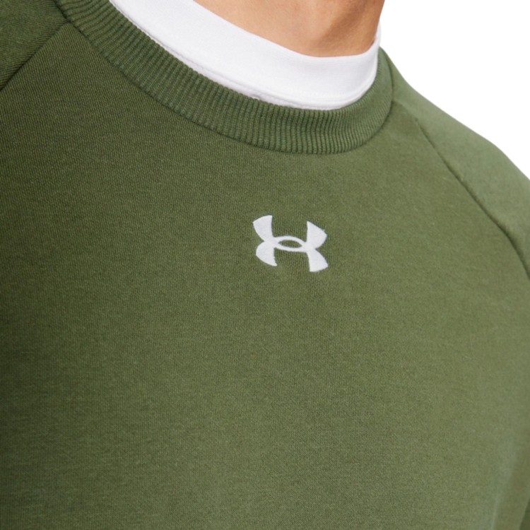 UNDER ARMOUR MĘSKA MŁODZIEŻOWA BLUZA BAWEŁNIANA BEZ KAPTURA 1379755-390