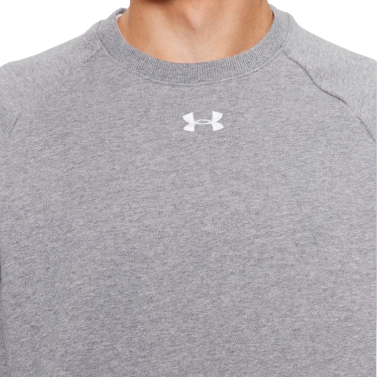 UNDER ARMOUR MĘSKA MŁODZIEŻOWA BLUZA BAWEŁNIANA BEZ KAPTURA 1379755-025