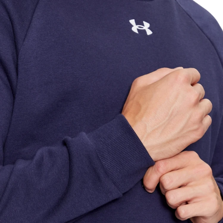 UNDER ARMOUR MĘSKA MŁODZIEŻOWA BLUZA BAWEŁNIANA BEZ KAPTURA 1379755-410