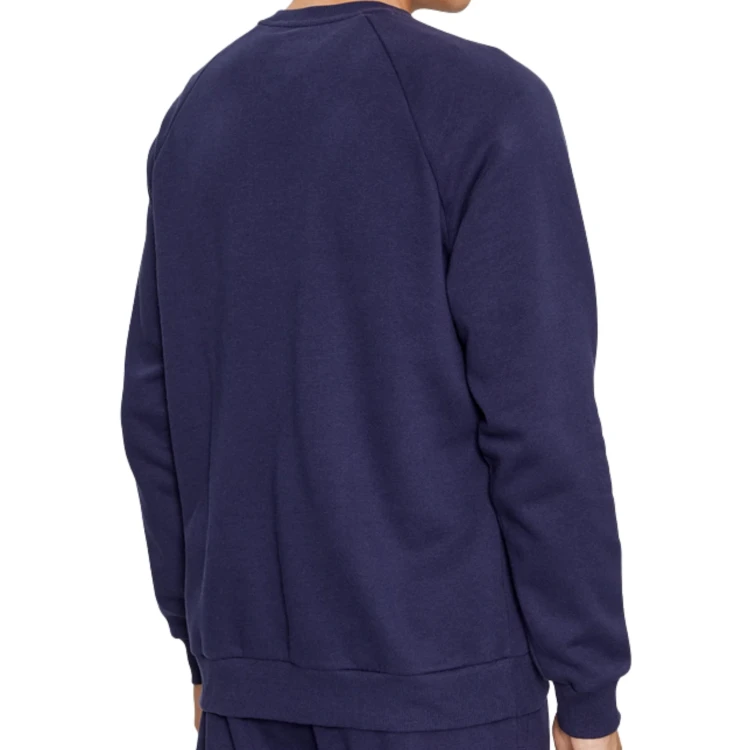 UNDER ARMOUR MĘSKA MŁODZIEŻOWA BLUZA BAWEŁNIANA BEZ KAPTURA 1379755-410