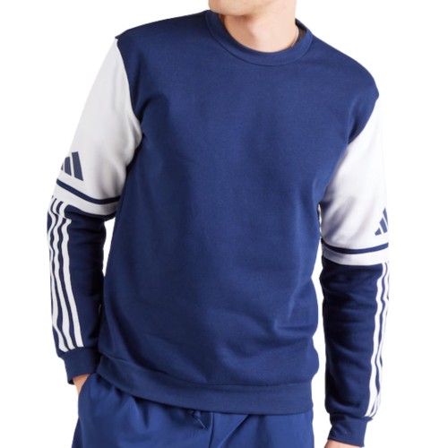 ADIDAS MĘSKA MŁODZIEŻOWA BLUZA SPORTOWA BAWEŁNIANA BEZ KAPTURA JD2958