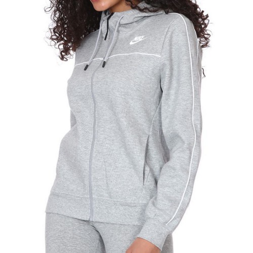 NIKE DAMSKA MŁODZIEŻOWA BLUZA BAWEŁNIANA ROZPINANA Z KAPTUREM CZ8338-063