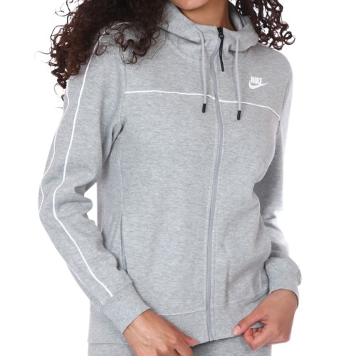 NIKE DAMSKA MŁODZIEŻOWA BLUZA BAWEŁNIANA ROZPINANA Z KAPTUREM CZ8338-063