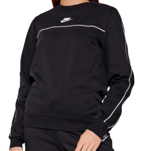 NIKE DAMSKA MŁODZIEŻOWA BLUZA BAWEŁNIANA BEZ KAPTURA PRZEZ GŁOWĘ CZ8336-010