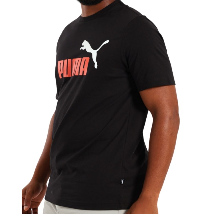 PUMA MĘSKA MŁODZIEŻOWA KOSZULKA T-SHIRT BAWEŁNIANY DUŻE LOGO 586759-63