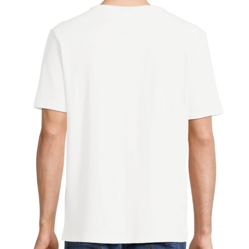 FILA MĘSKA MŁODZIEŻOWA KOSZULKA T-SHIRT BAWEŁNIANY FAM0083 BIAŁA