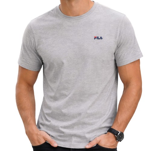 FILA MĘSKA MŁODZIEŻOWA KOSZULKA T-SHIRT BAWEŁNIANY FAM0083 SZARA