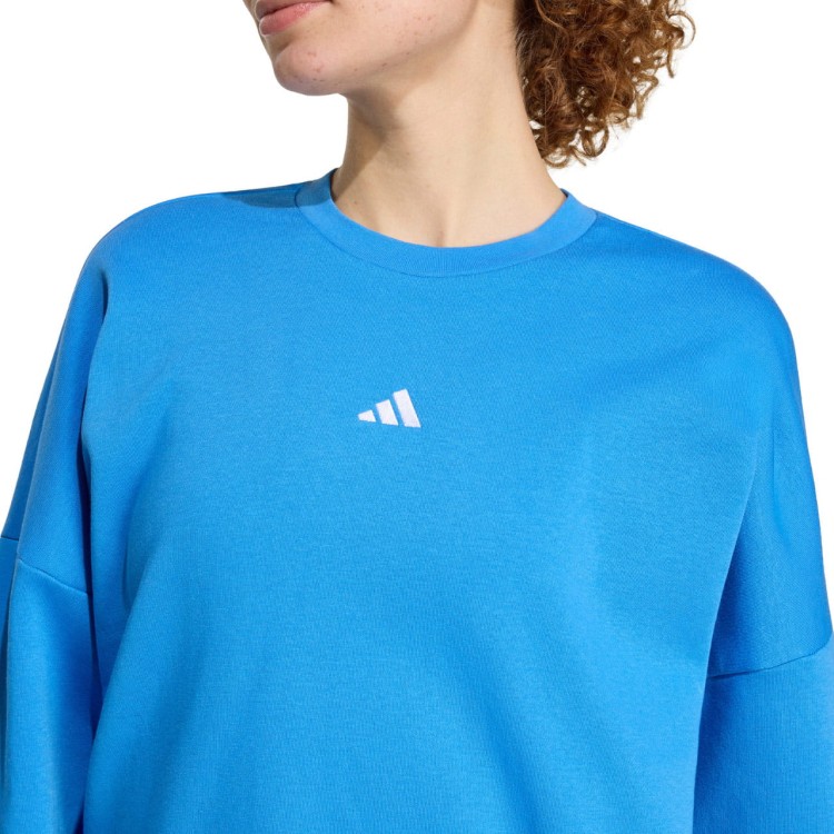 ADIDAS DAMSKA MŁODZIEŻOWA BLUZA BAWEŁNIANA BEZ KAPTURA PRZEZ GŁOWĘ KC5280