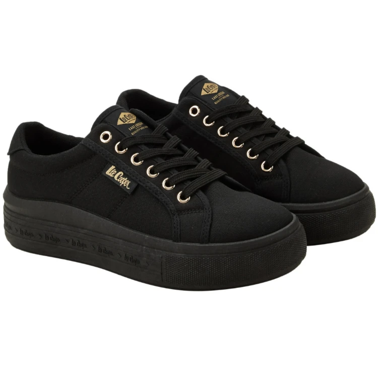 LEE COOPER DAMSKIE MŁODZIEŻOWE BUTY SNEAKERSY CZARNE LCW-26-44-4475LA