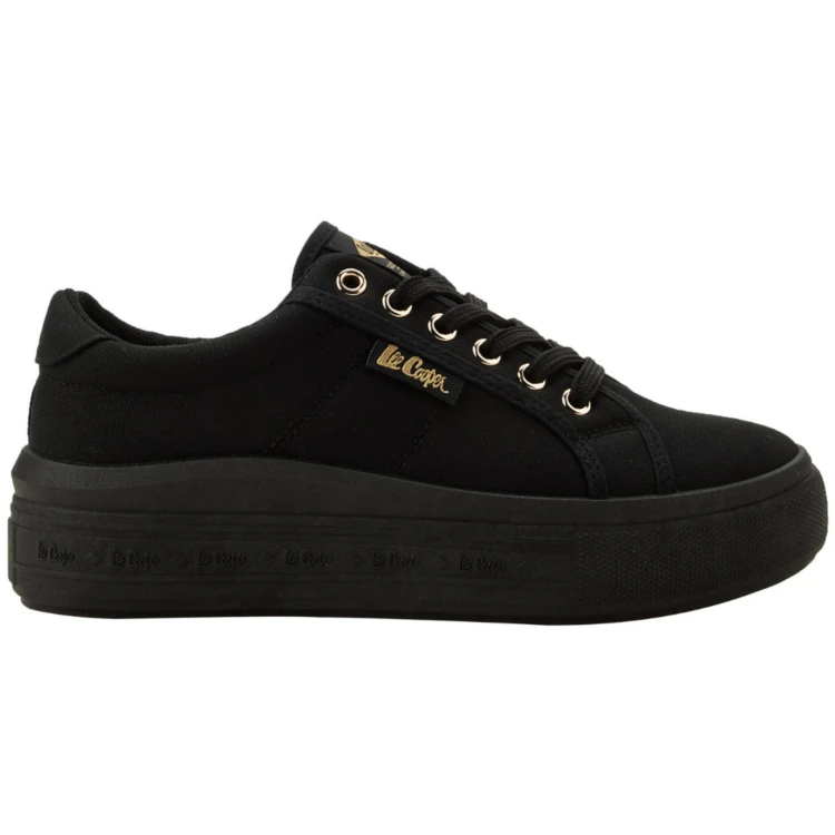 LEE COOPER DAMSKIE MŁODZIEŻOWE BUTY SNEAKERSY CZARNE LCW-26-44-4475LA