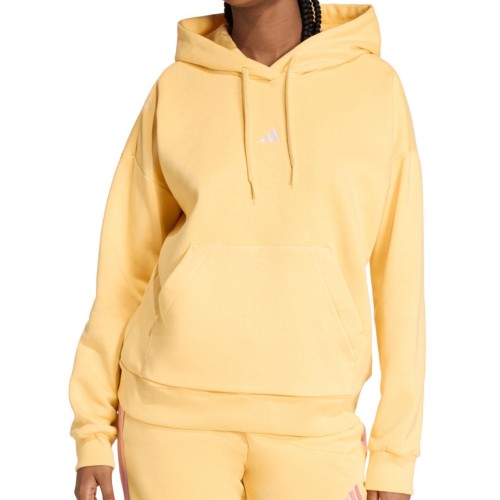 ADIDAS DAMSKA MŁODZIEŻOWA BLUZA BAWEŁNIANA Z KAPTUREM PRZEZ GŁOWĘ KC5281