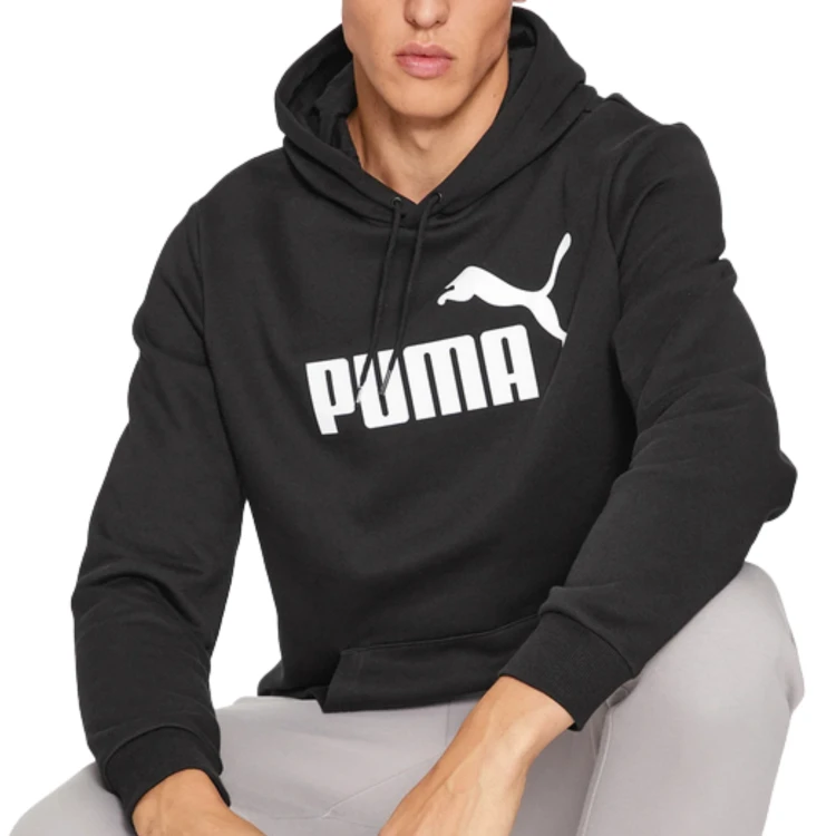 PUMA MĘSKA MŁODZIEŻOWA BLUZA BAWEŁNIANA Z KAPTUREM PRZEZ GŁOWĘ 586686-01