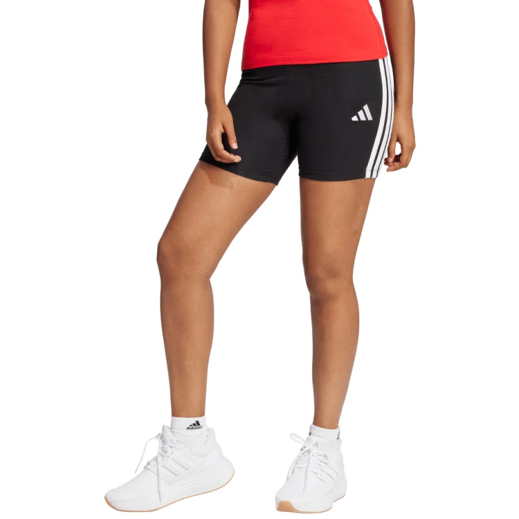 ADIDAS DAMSKIE MŁODZIEŻOWE SPODENKI LEGGINSY BAWEŁNIANE KOLARKI JE1223