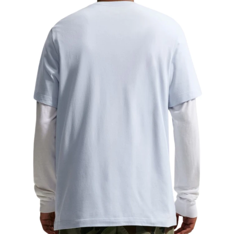 NIKE MĘSKA MŁODZIEŻOWA KOSZULKA T-SHIRT BAWEŁNIANA DUŻE LOGO DC5094-408