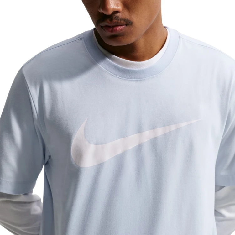 NIKE MĘSKA MŁODZIEŻOWA KOSZULKA T-SHIRT BAWEŁNIANA DUŻE LOGO DC5094-408