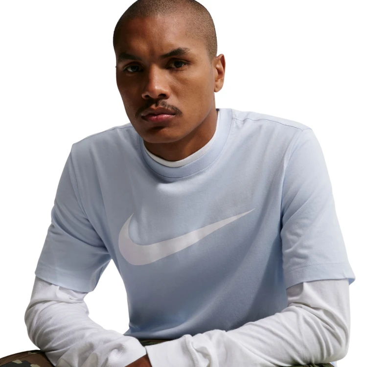 NIKE MĘSKA MŁODZIEŻOWA KOSZULKA T-SHIRT BAWEŁNIANA DUŻE LOGO DC5094-408