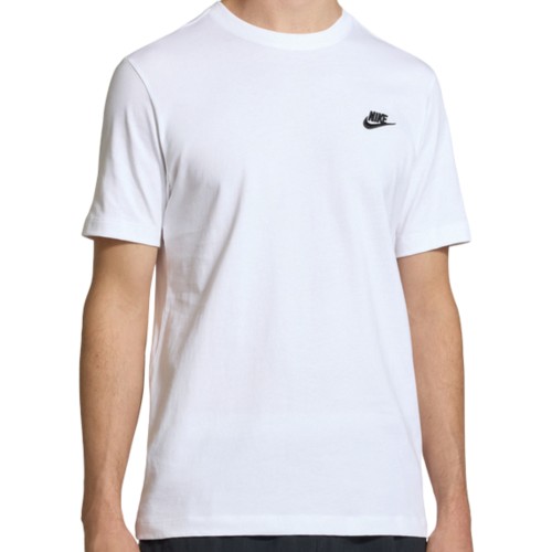 NIKE MĘSKA MŁODZIEŻOWA KOSZULKA T-SHIRT BAWEŁNIANA MAŁE LOGO AR4997-101