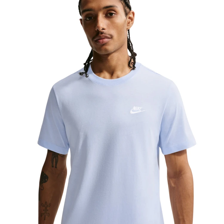 NIKE MĘSKA MŁODZIEŻOWA KOSZULKA T-SHIRT BAWEŁNIANA MAŁE LOGO AR4997-408