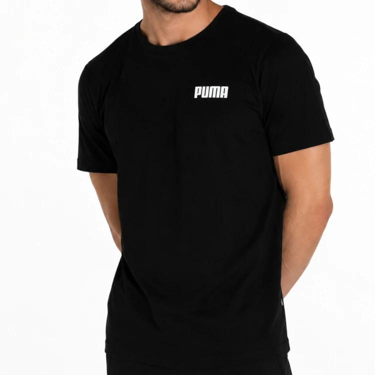 PUMA MĘSKA MŁODZIEŻOWA KOSZULKA T-SHIRT BAWEŁNIANY MAŁE LOGO 847225-01