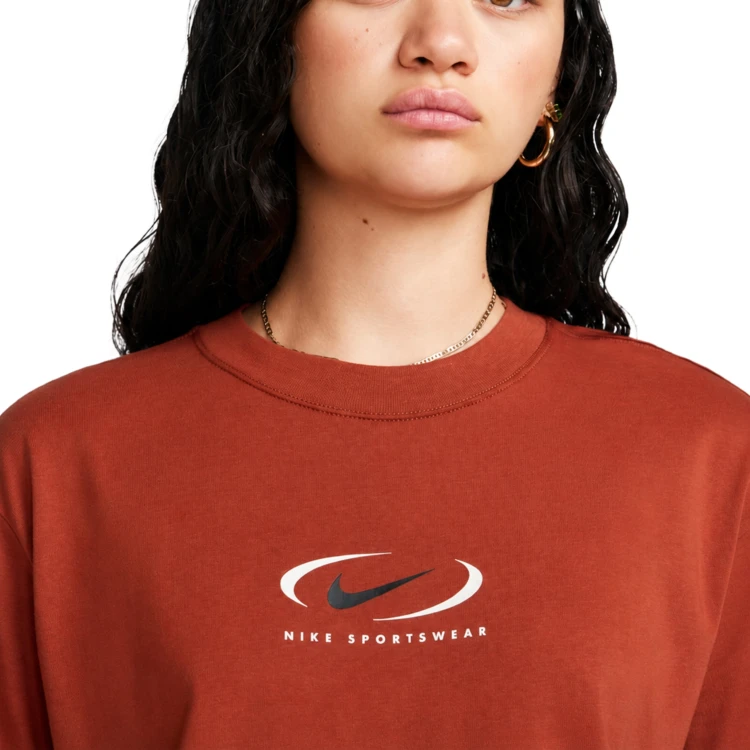 NIKE DAMSKA MŁODZIEŻOWA KOSZULKA T-SHIRT BAWEŁNIANY LUŹNY KRÓJ FQ8817-832