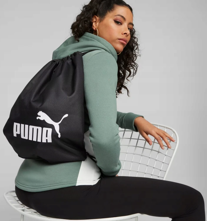 PUMA PHASE GYM SACK SPORTOWY WOREK PLECAK NA BUTY UBRANIA DAMSKI MĘSKI 079944-01