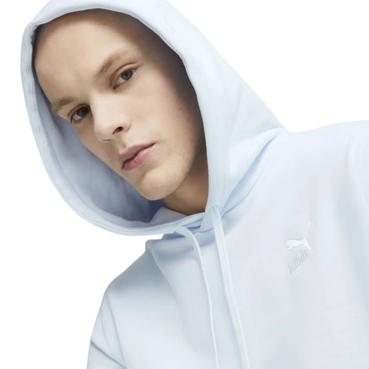PUMA MĘSKA MŁODZIEŻOWA BLUZA BAWEŁNIANA Z KAPTUREM PRZEZ GŁOWĘ 535596-69