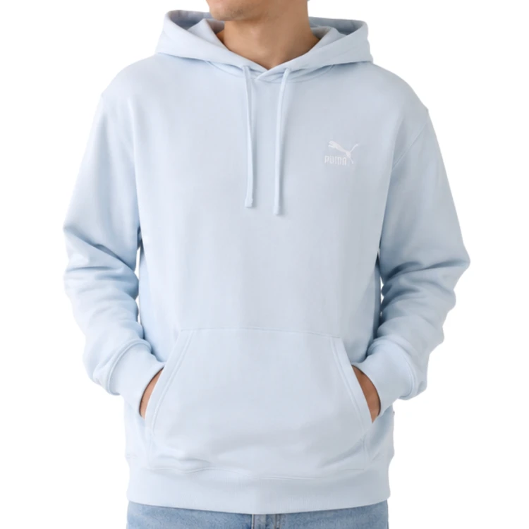 PUMA MĘSKA MŁODZIEŻOWA BLUZA BAWEŁNIANA Z KAPTUREM PRZEZ GŁOWĘ 535596-69