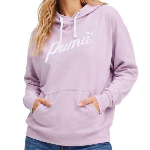 PUMA DAMSKA MŁODZIEŻOWA BLUZA BAWEŁNIANA Z KAPTUREM PRZEZ GŁOWĘ 679348-60