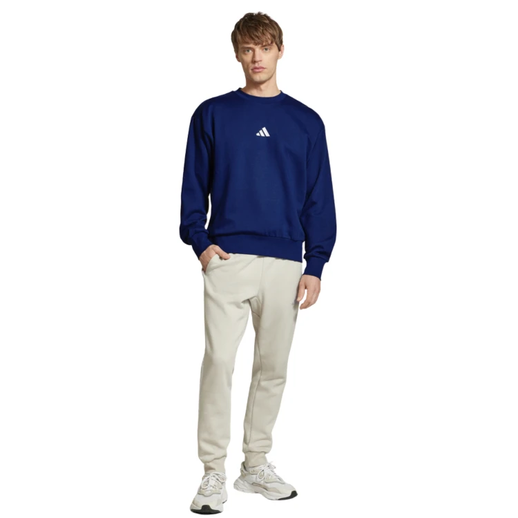 ADIDAS MĘSKA MŁODZIEŻOWA BLUZA BAWEŁNIANA BEZ KAPTURA PRZEZ GŁOWĘ JE3792