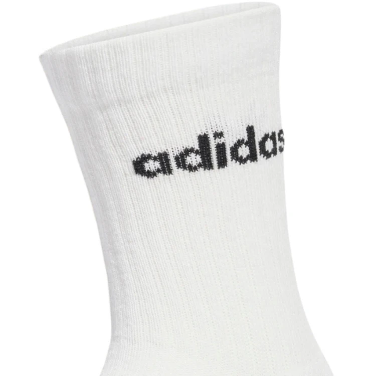 ADIDAS WYSOKIE SKARPETY SKARPETKI Linear Crew Socks Cushioned 6 Par JL6096