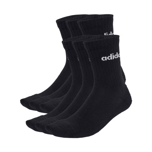 ADIDAS WYSOKIE SKARPETY SKARPETKI Linear Crew Socks Cushioned 6 Par JL6094