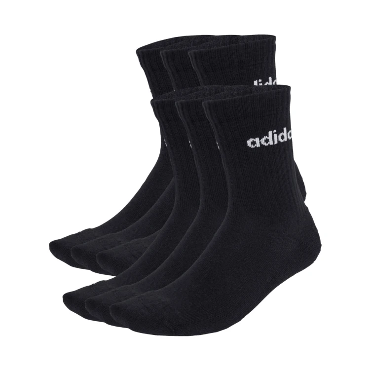 ADIDAS WYSOKIE SKARPETY SKARPETKI Linear Crew Socks Cushioned 6 Par JL6094