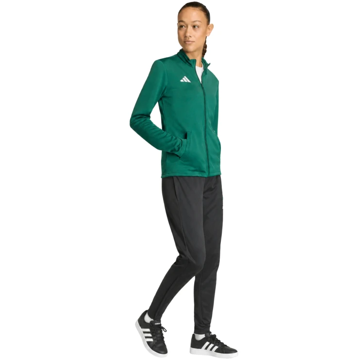 ADIDAS DAMSKA MŁODZIEŻOWA BLUZA POLIESTROWEA ROZPINANA BEZ KAPTURA KE9836