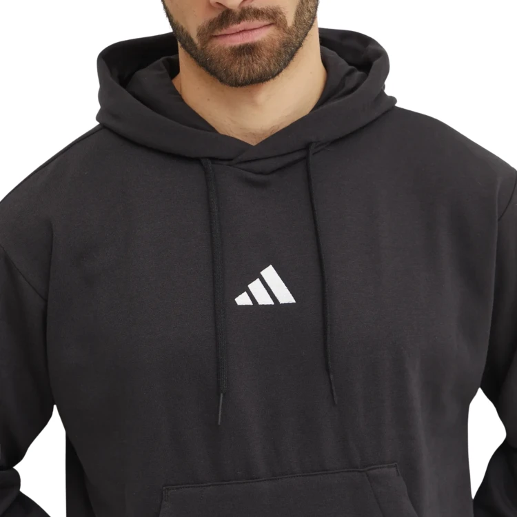 ADIDAS MĘSKA MŁODZIEŻOWA BLUZA BAWEŁNIANA Z KAPTUREM PRZEZ GŁOWĘ JE3807